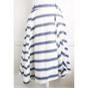 Rebecca Minkoff • Blue White Asymmetrical Skirt